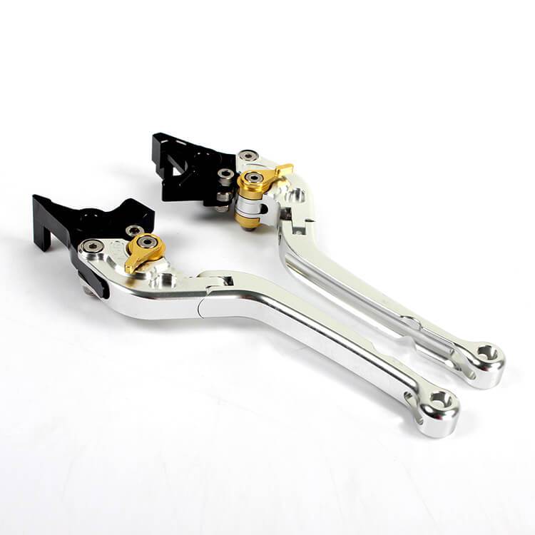 Silver Motorcycle Levers For BUELL XB12R 2004 - 2009