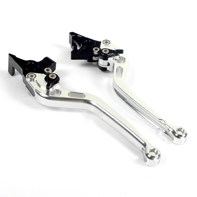 Silver Motorcycle Levers For HYOSUNG GT 250 R 2006 - 2010