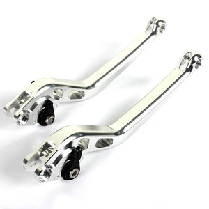 Silver Motorcycle Levers For KAWASAKI	NINJA 400 R 2018 - 2019