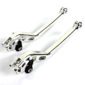 Silver Motorcycle Levers For KAWASAKI ZX-6 R 1995 - 1999