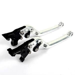 Silver Motorcycle Levers For KAWASAKI ZX-6 R 2000 - 2004
