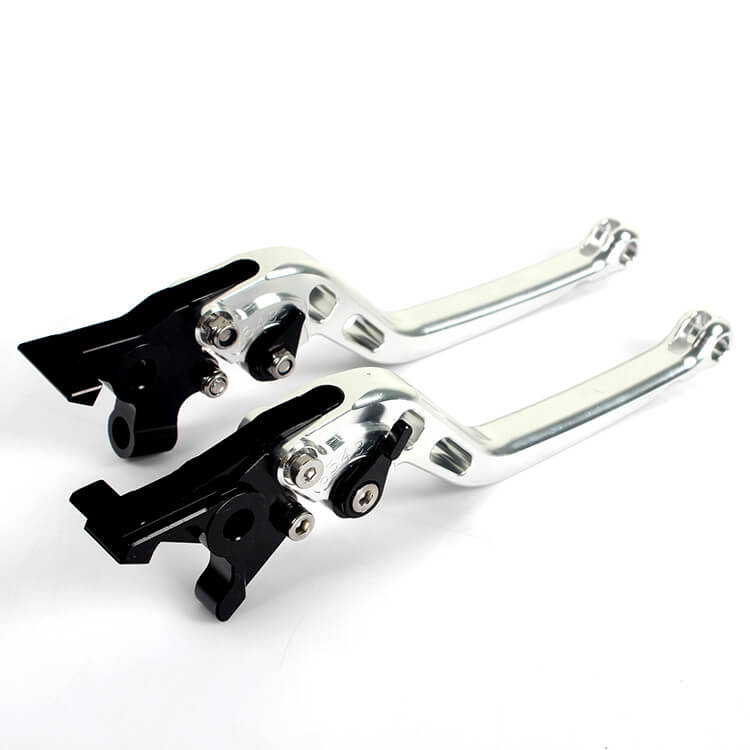 Silver Motorcycle Levers For KAWASAKI ZX-6 RR 2000 - 2004