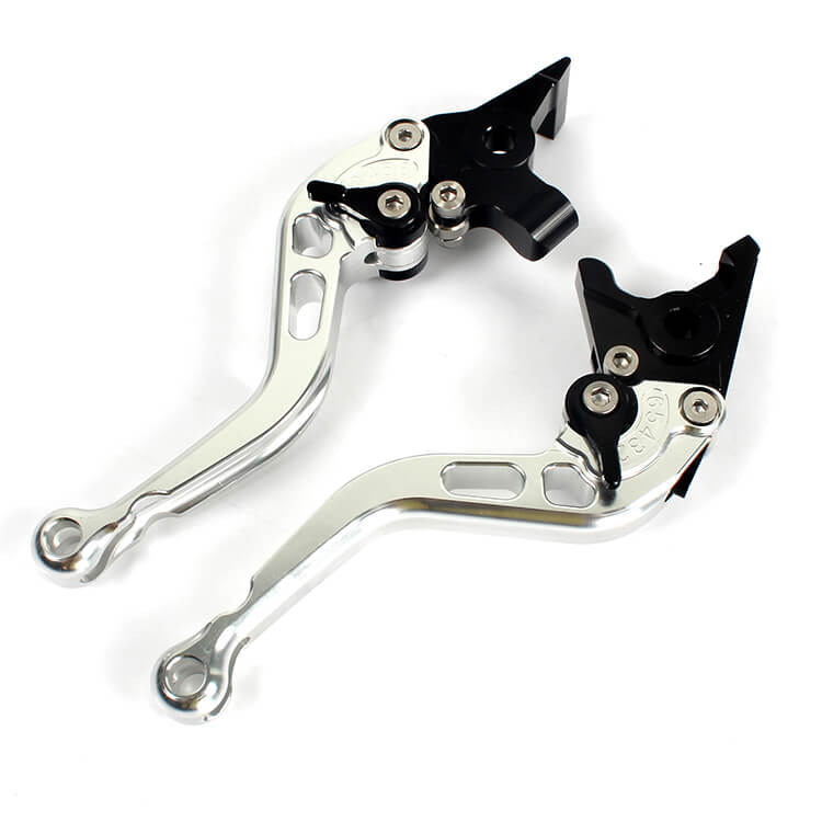 Silver Motorcycle Levers For MOTO MORINI 10 Scrambler 2008 -