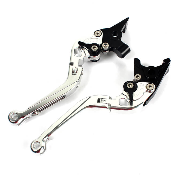 Silver Motorcycle Levers For SUZUKI GSX-R 1000 (K0-K4) 2001 - 2004