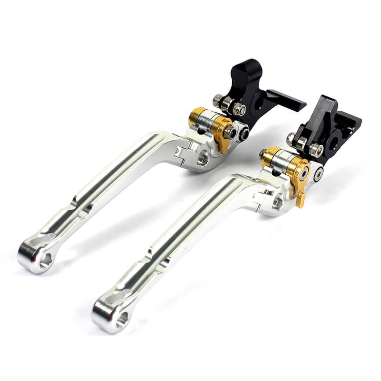 Silver Motorcycle Levers For TRIUMPH Tiger 885 99-06