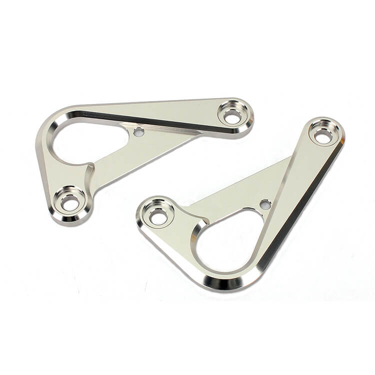Silver Racing Hooks for KAWASAKI ZX-6R 2009 - 2012