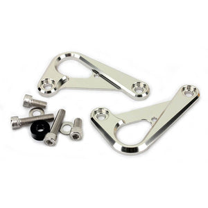 Silver Racing Hooks for KAWASAKI ZX-6R 2009 - 2012