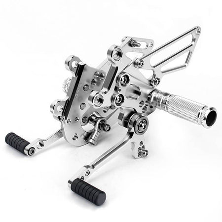 Silver Rear Sets for APRILIA RSV4 Factory 2009 - 2010