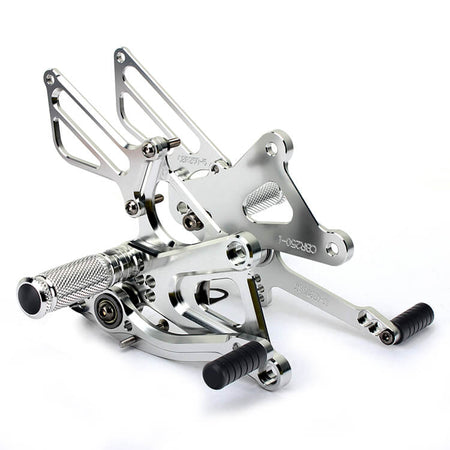 Silver Rear Sets for HONDA CBR 250R 2011 - 2013