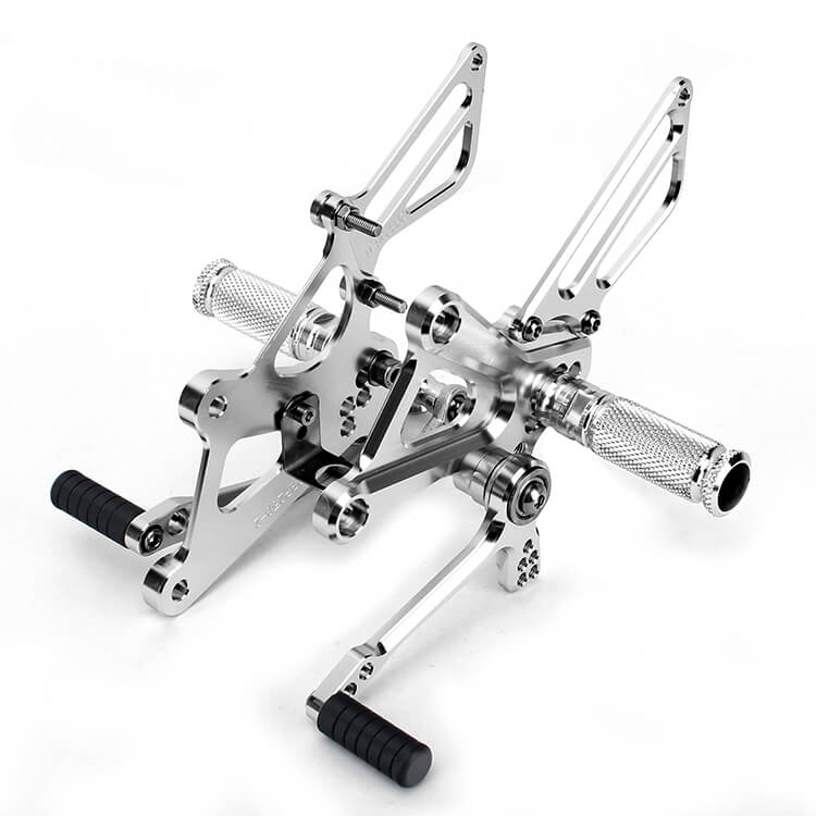 Silver Rear Sets for HONDA CBR 250R 2011 - 2013