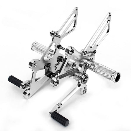 Silver Rear Sets for HONDA CBR 250R 2011 - 2013