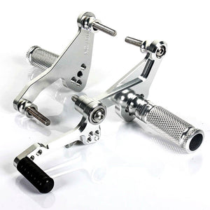 Silver Rear Sets for HONDA NC 700 2011 - 2013