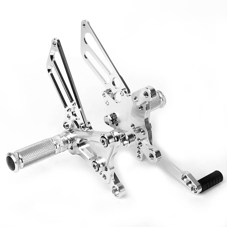 Silver Rear Sets for MV AGUSTA F4 1998 - 2009