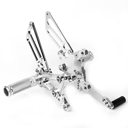 Silver Rear Sets for MV AGUSTA F4 1998 - 2009