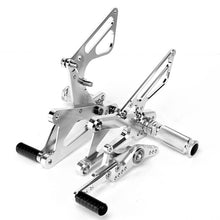 Load image into Gallery viewer, Silver Rear Sets for TRIUMPH DAYTONA 675 - 2012