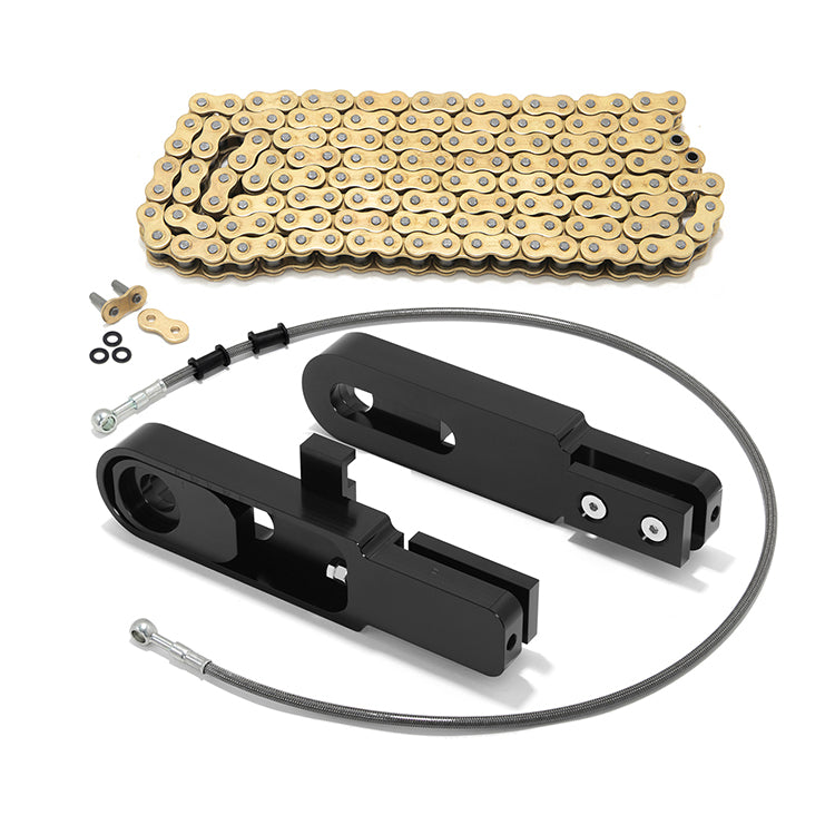 Swing Arm Extensions Chain Brake Line Chain Remover Kit for Suzuki GSXR1000 2009-2016