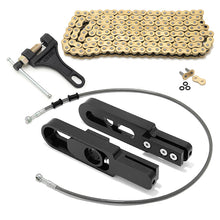 Load image into Gallery viewer, Swing Arm Extensions Chain Brake Line Chain Remover Kit for Yamaha YZF R1 1998-2003