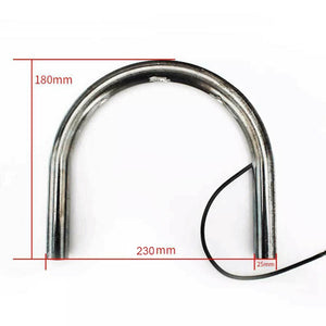 Cafe Racer Rear Seat Frame Hoop Loop with LED Light for Honda CB500 CB550 CB650 CB750 Suzuki GS550 GS650 GS750 GS850 GS1100 Yamaha XS 750 850 1100