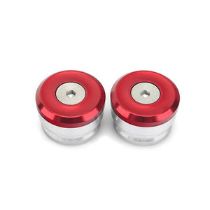 Red 23.5mm Aluminum Motorcycle Frame Plug For Ducati