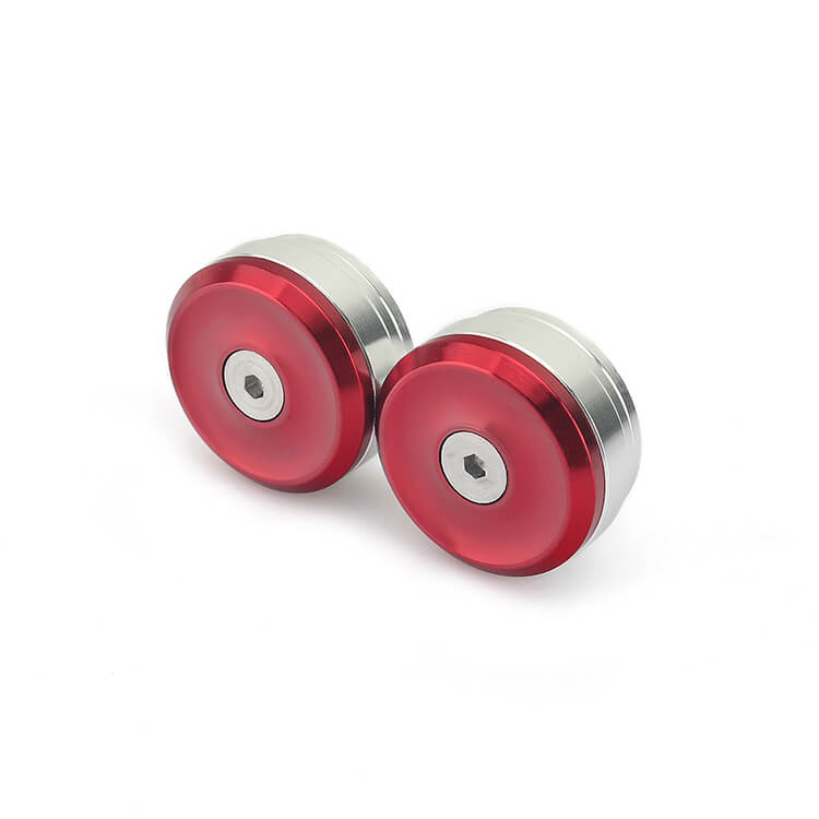 Red 32.4mm Aluminum Motorcycle Frame Plug For Ducati
