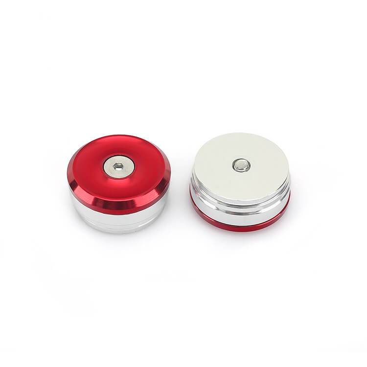 Red 33.1mm Aluminum Motorcycle Frame Plug For Ducati