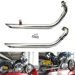 Motorcycle Muffler Exhaust System Pipes for Yamaha Virago XV535 XV400 1987-2004